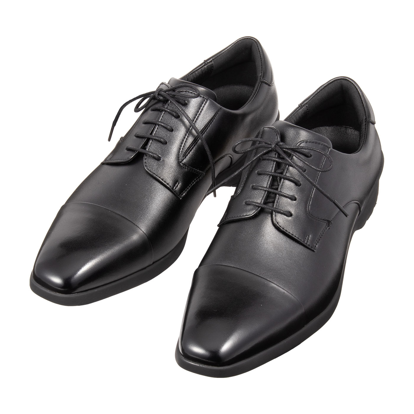 ビジネスシューズ メンズ 本革 革靴 紳士靴 皮靴 ウォーキング スーツ 靴 黒 スワールモカ 外羽根 レースアップシューズ 冠婚葬祭 スリッポン ブラック 防滑
