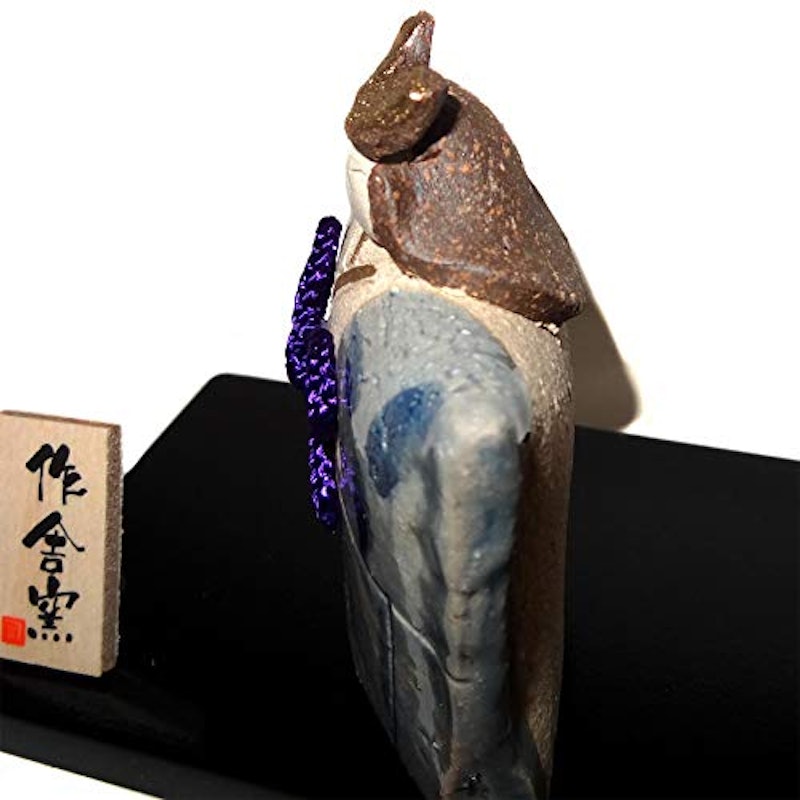 クラフトマンハウス 五月人形 ミニ 染付 たたら武者 4
