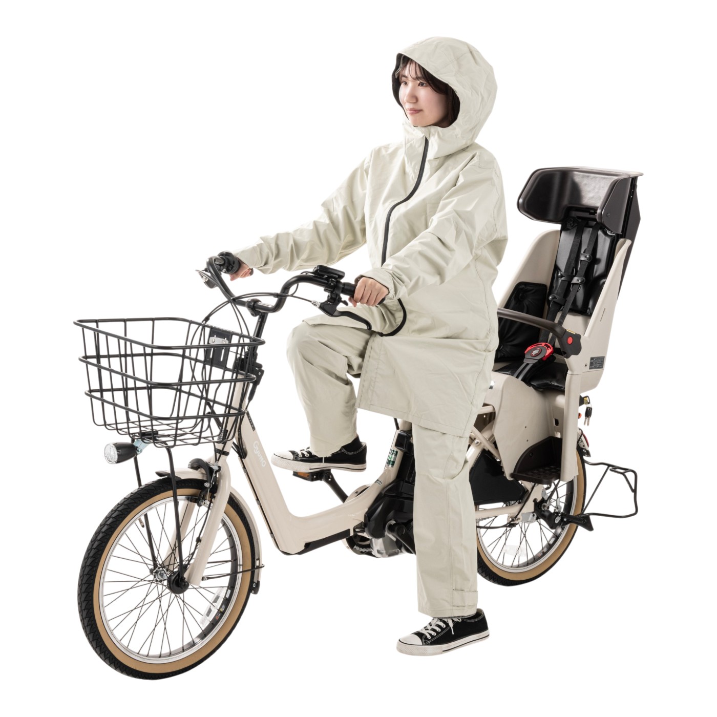 カジメイク AME TO HARE バッグインレインスーツ 7592を検証レビュー！自転車用レインコートの選び方も紹介 1