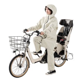 カジメイク AME TO HARE バッグインレインスーツ 7592を検証レビュー!自転車用レインコートの選び方も紹介 1