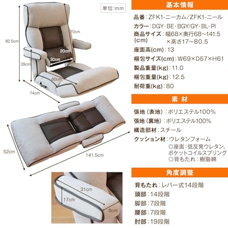 腰の神様がくれた座椅子PLUS 2