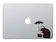ステッカータウン MacBookステッカー アンブレラ ラット バンクシー 1