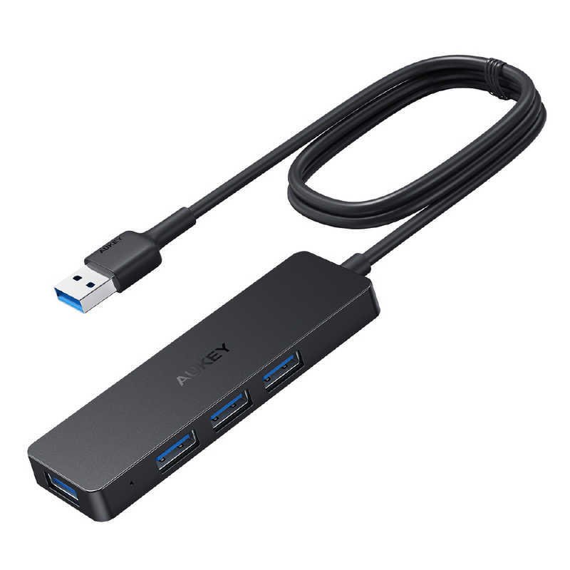 USBハブ ホワイト Type-A 4ポート USB3.0 データ転送 5Gbps インジケーターランプ付き 90日保証[M便 0 1]