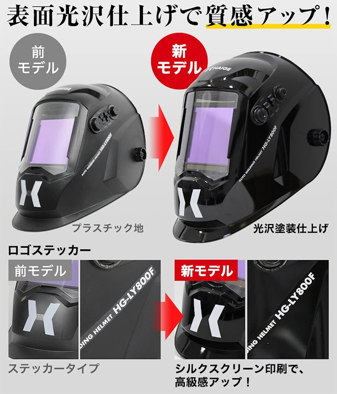 自動遮光溶接面 2