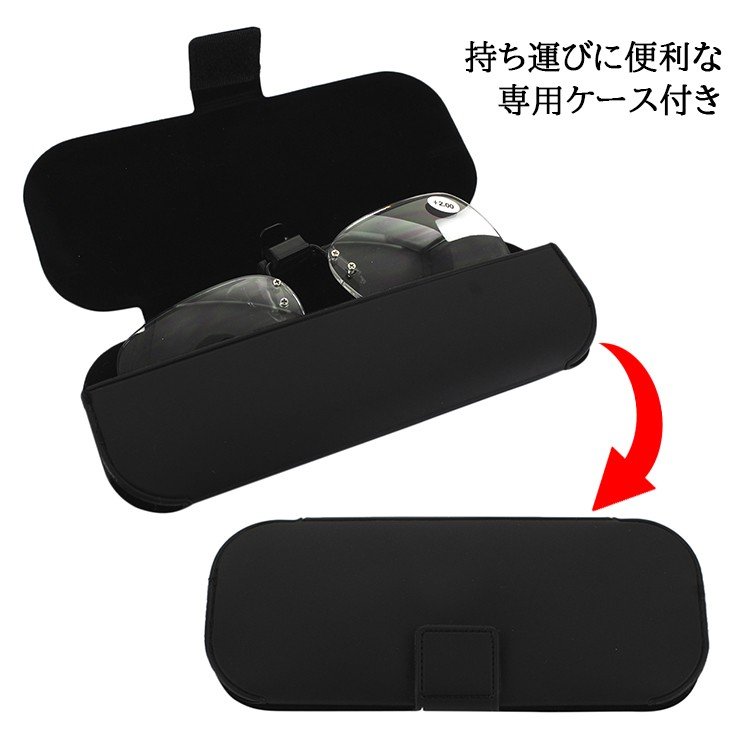 クリップオン 老眼鏡 3