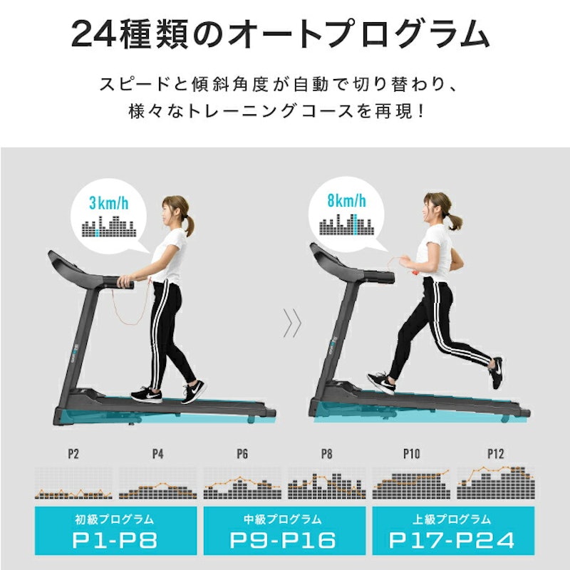 ランニングマシン ルームランナー MAX16km Lモデル 9