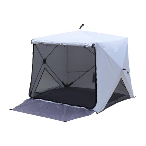 【新品未開封】自動ポップアップテント　4人用 ポップアップテント テント ワンタッチ 4人用 5人用 UVカット 大型 耐