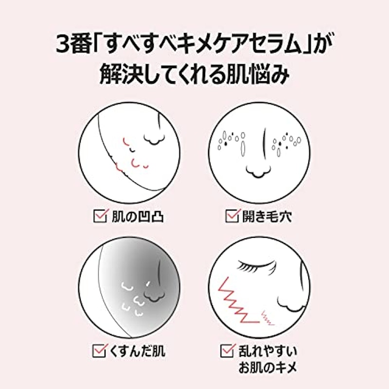 3番 すべすべキメケアセラム 4