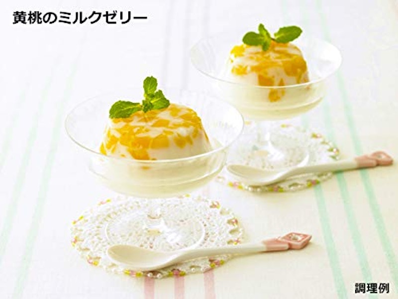 朝からフルーツ黄桃 3