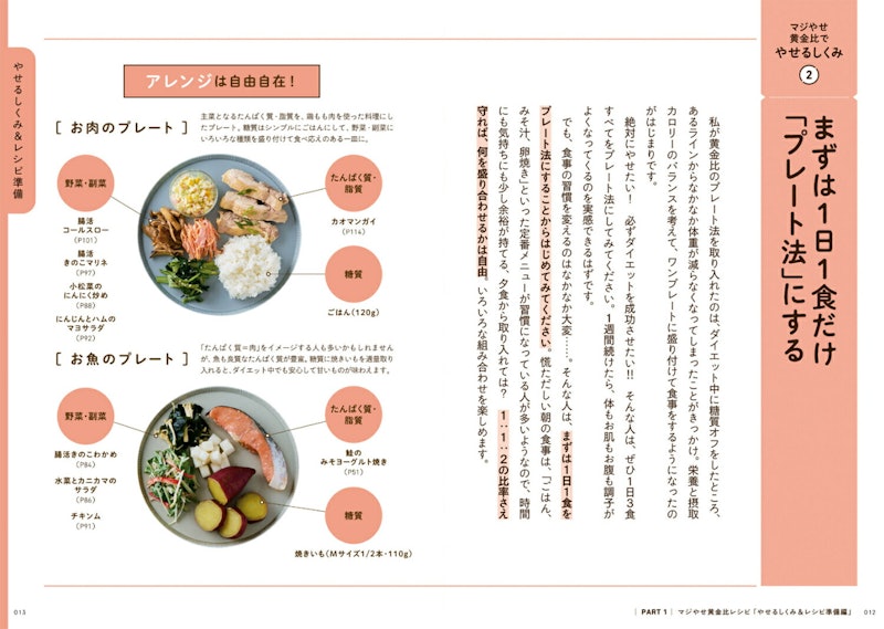 しっかり食べて体重マイナス14kg! ついでに腸活でするするやせる! マジやせ黄金比レシピ 3