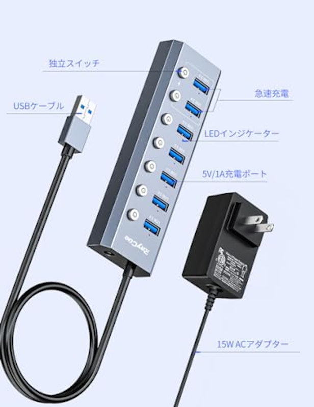USB3.0ハブ 4