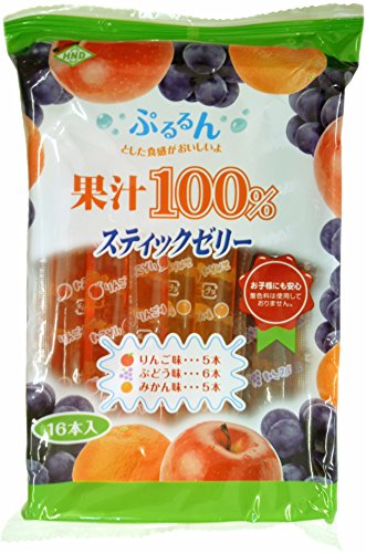 果汁100％スティックゼリー