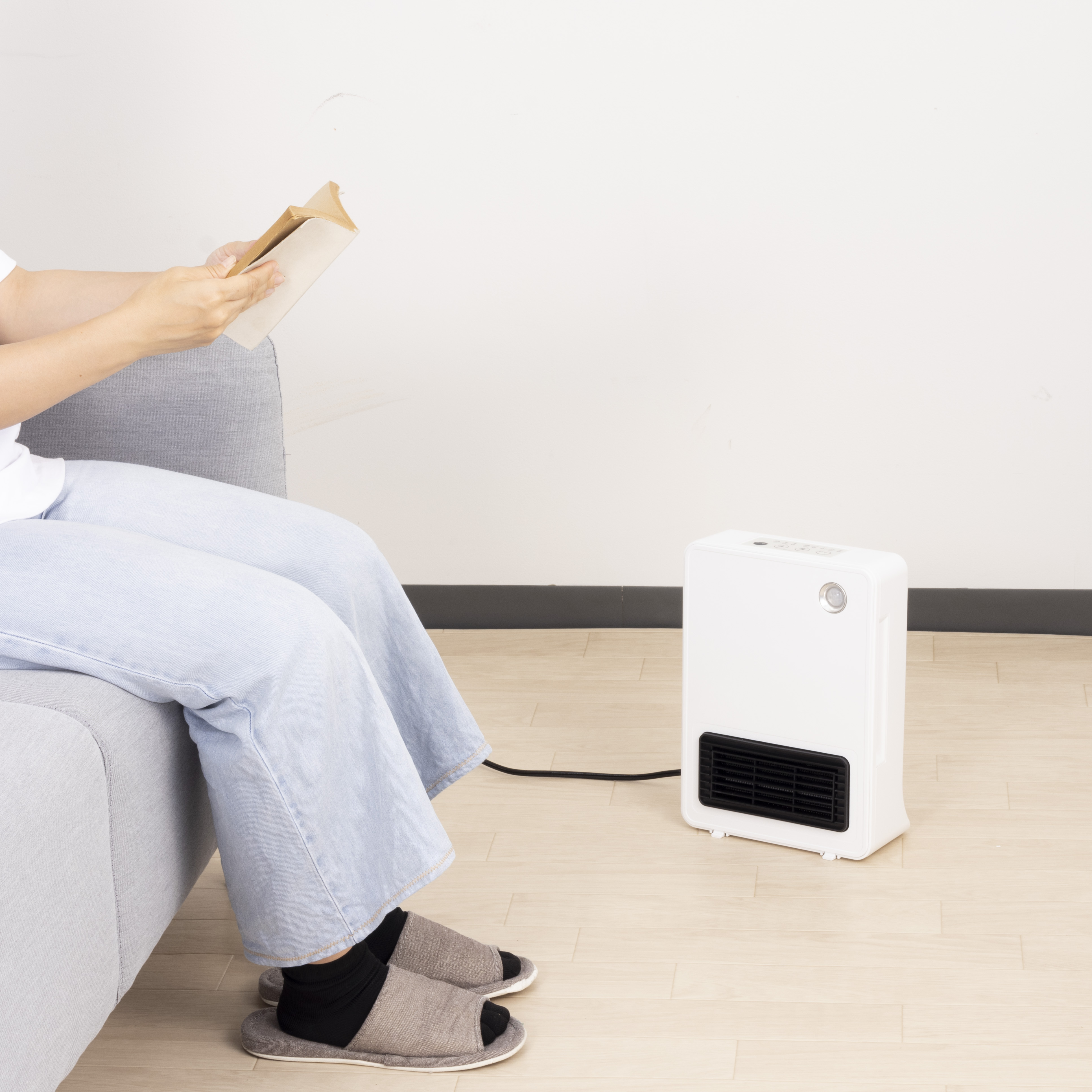 おおたけ 1200W人感マイコンセラミックヒーター CE-G1204MSを検証