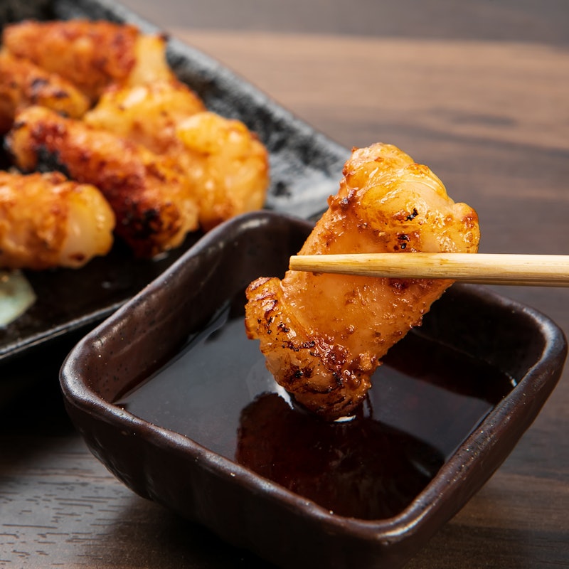 本格もつ鍋専門店 山樹 国産牛白ころホルモン焼き(丸腸)味付 300g 10