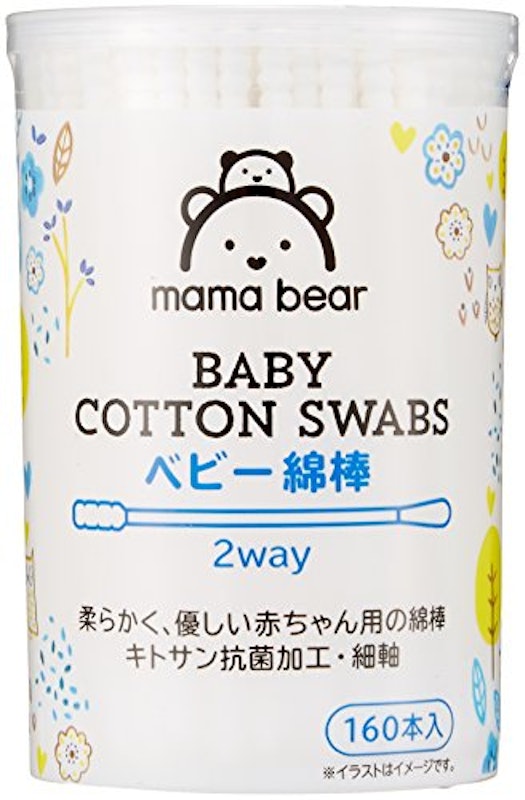 Mama Bear ベビー綿棒 2way 1