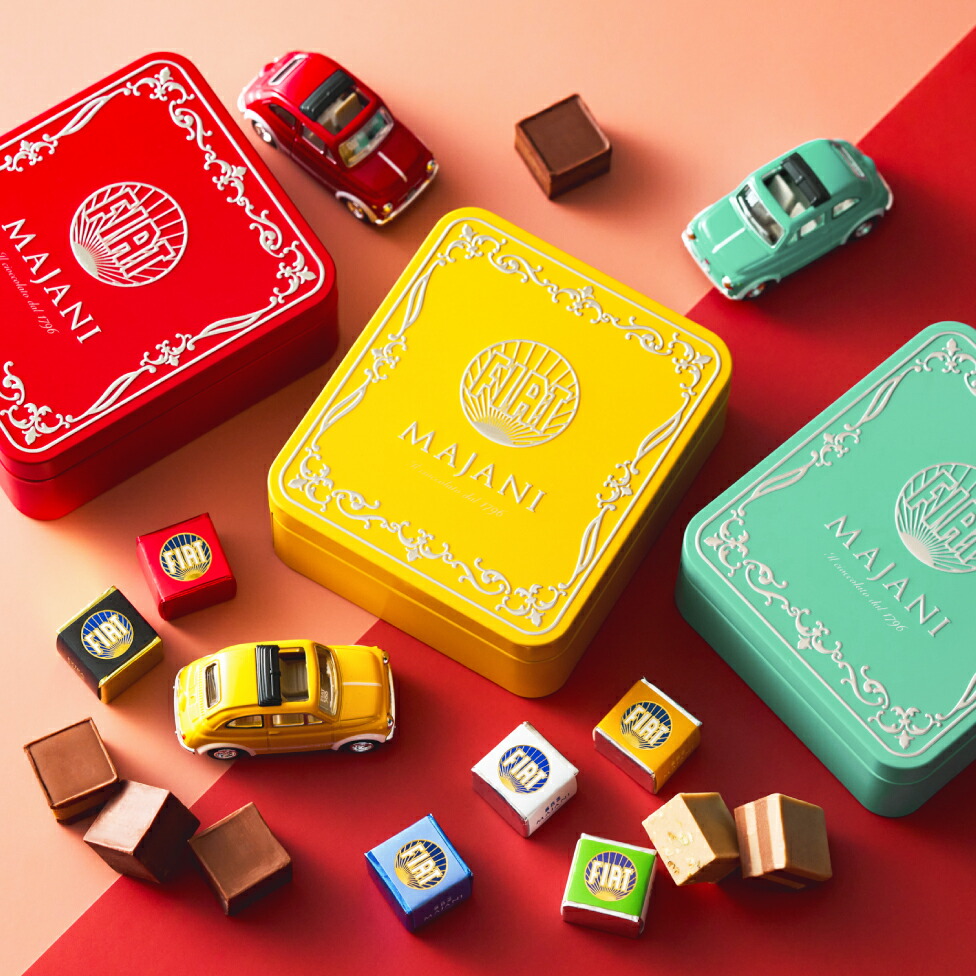 チョコレート・ミニカーセット缶 2