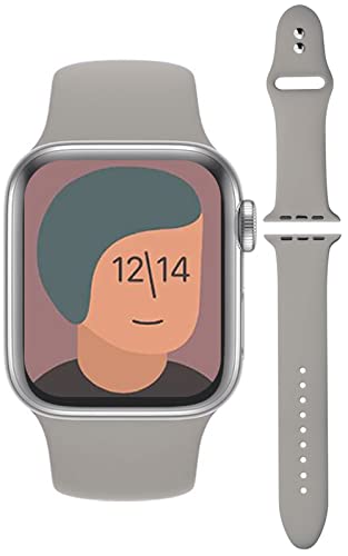 New メタル ラバー カスタム apple watch ケースカバー 45mm 44mm用 