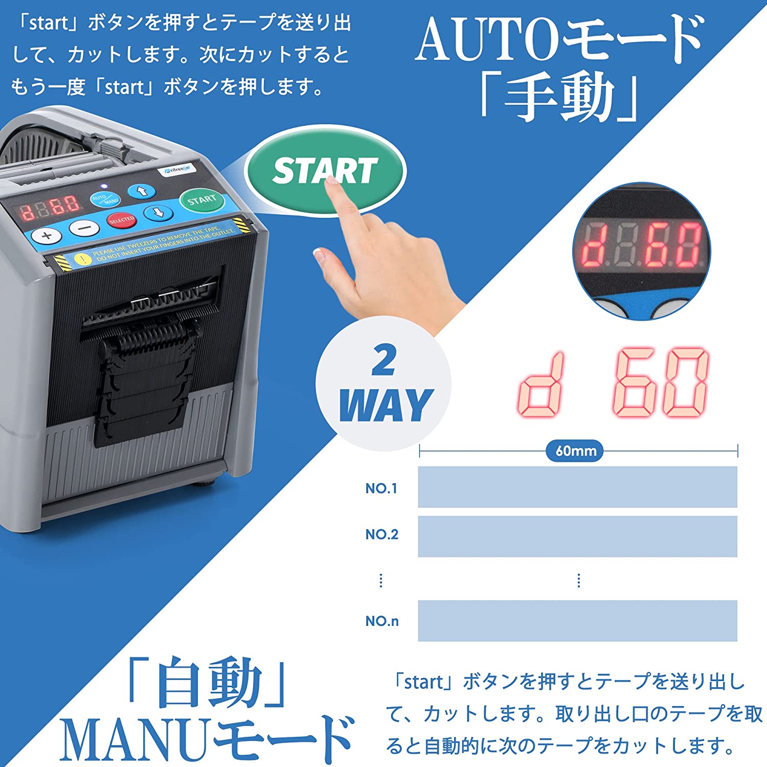 電動テープカッター 3