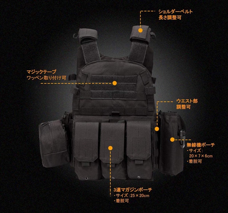 ミリタリーベスト 3