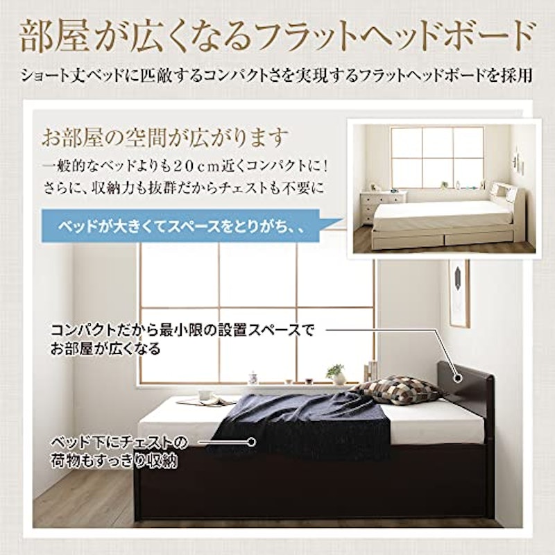 ガス圧跳ね上げベッド 3