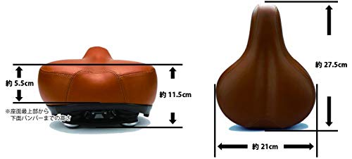 軽快車用厚手サドル 8