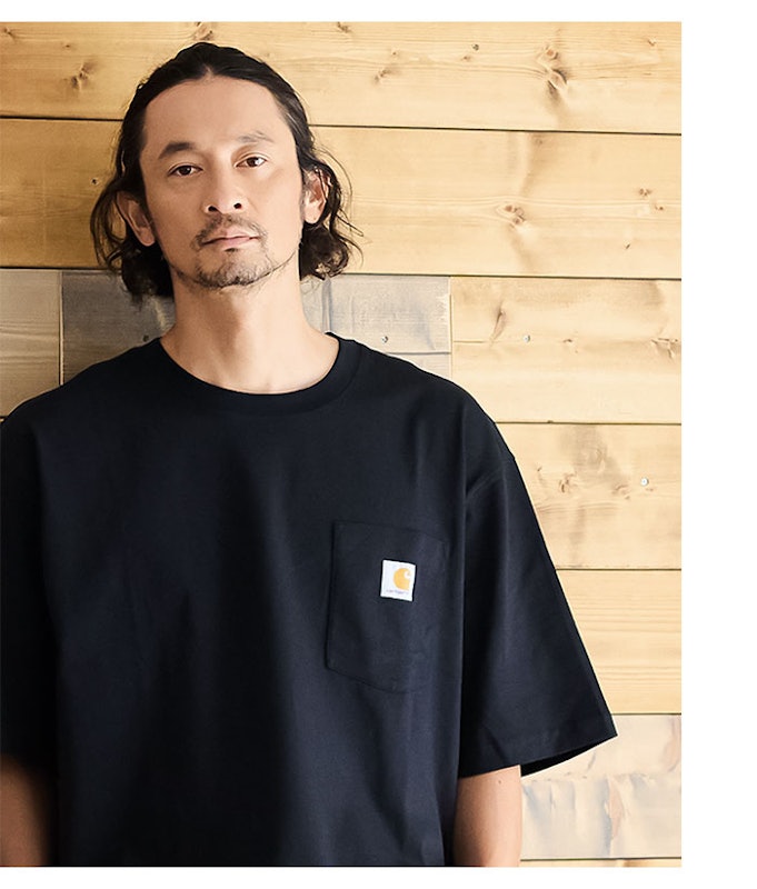 ルーズフィット ヘビーウェイト ポケットTシャツ 7