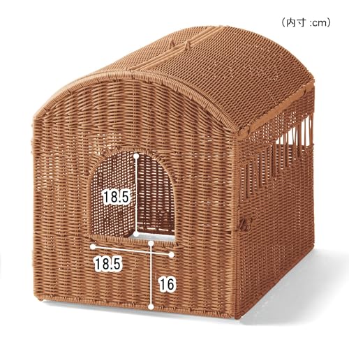 洗えるラタン調の猫トイレカバー 7