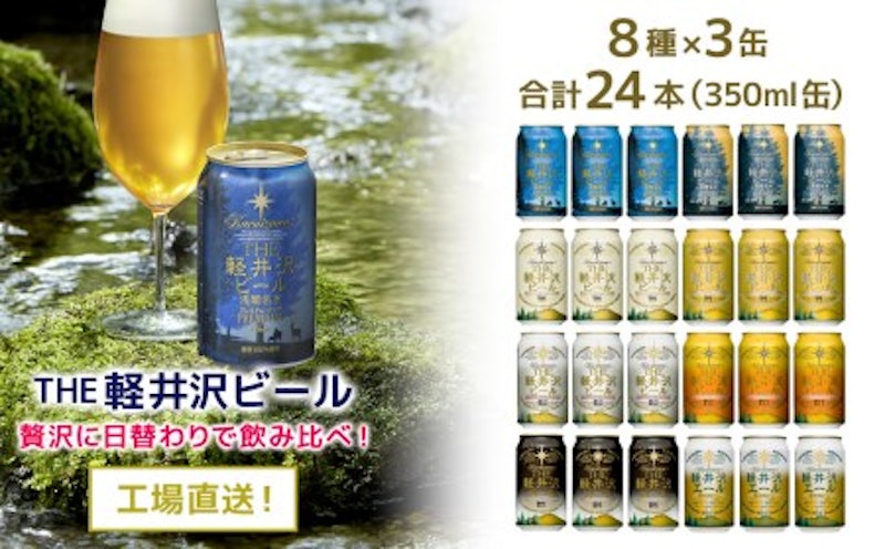 THE軽井沢ビール 8種飲み比べセット 1
