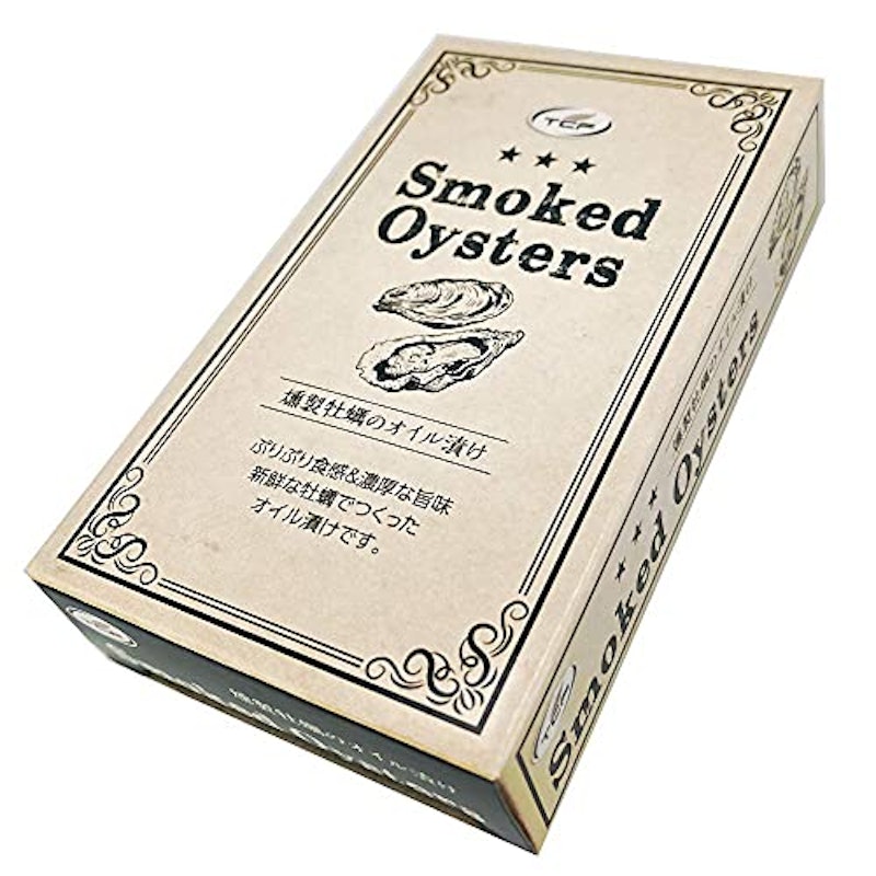 燻製牡蠣のオイル漬け 缶詰 1