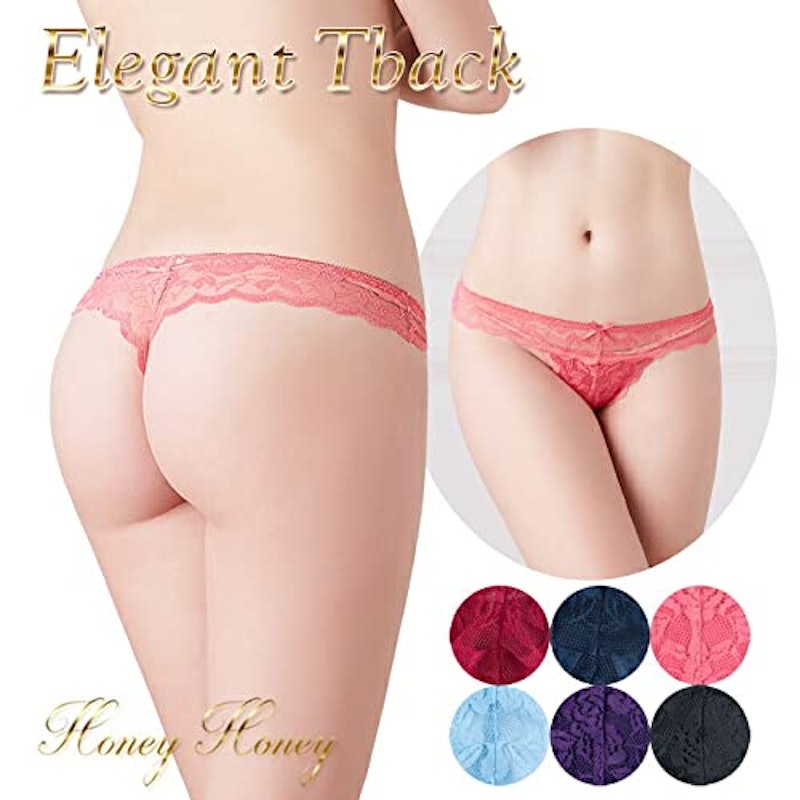 Honey Honey レースTバックショーツ 6