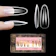 Novo Ovo Long Oval Nail Tips NATURAL for Flat Nail Beds 1
