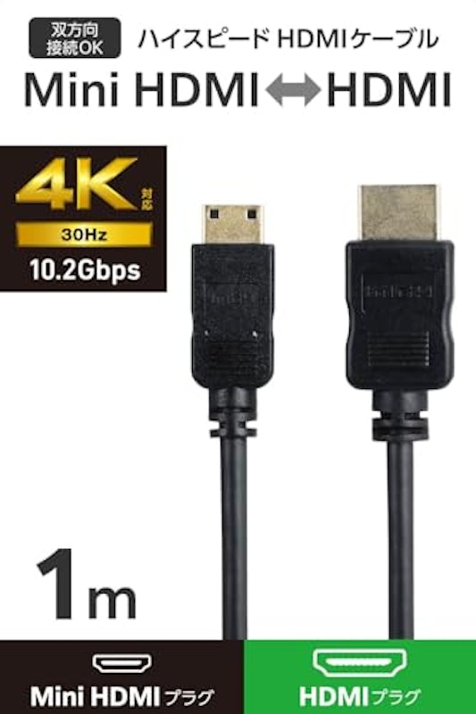 mini HDMI - HDMI 変換ケーブル 2