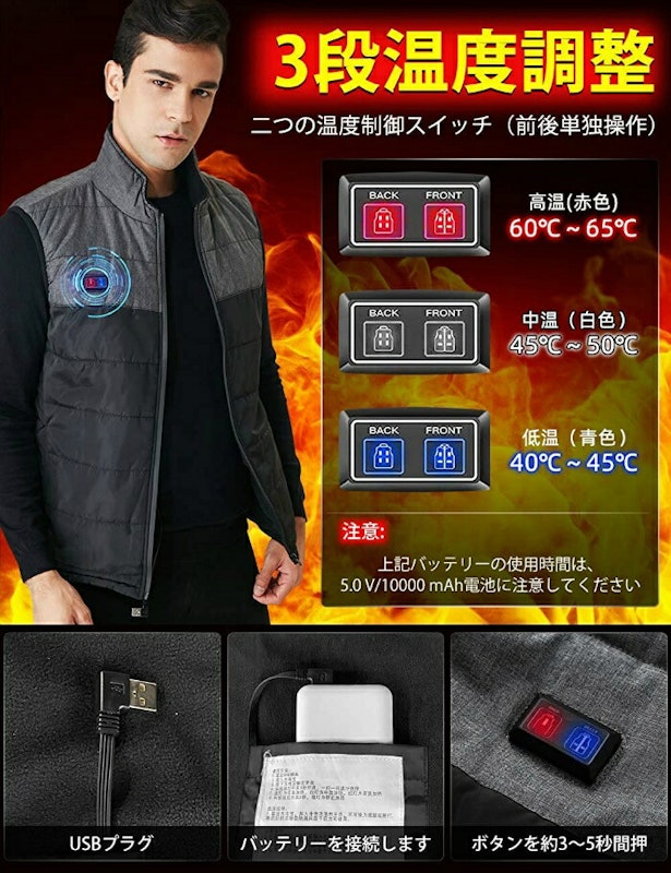 電熱ベスト 2