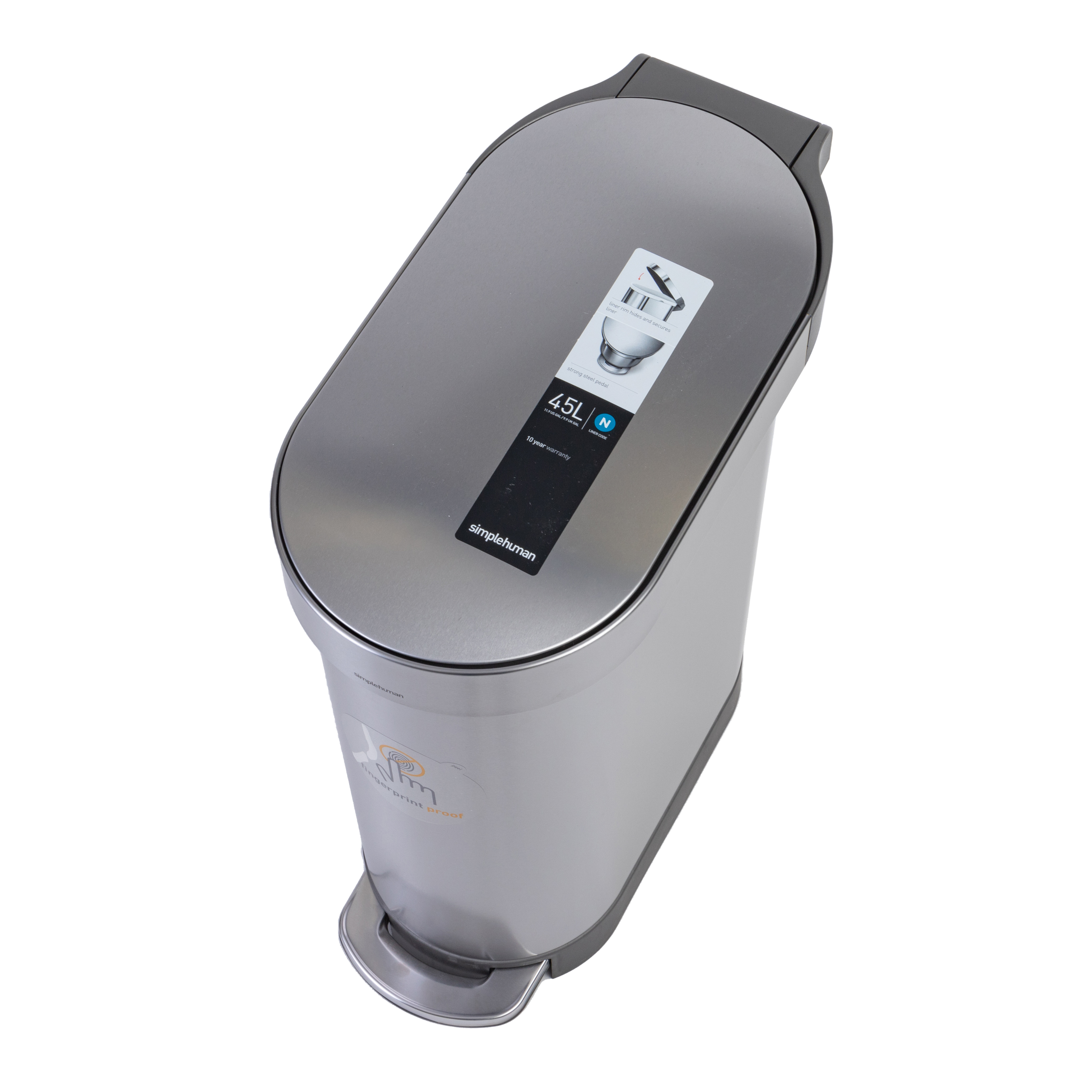 simplehuman シンプルヒューマン スリム ダストボックス 45L 45L スリム ステップカン | シンプルヒューマン公式サイト | simplehuman