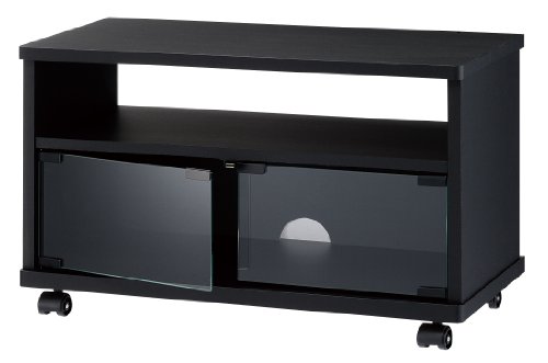 29型専用テレビ台 ガラス扉付き 黒 楽天市場】▽8/17限定！全品10%OFFクーポン 【送料無料