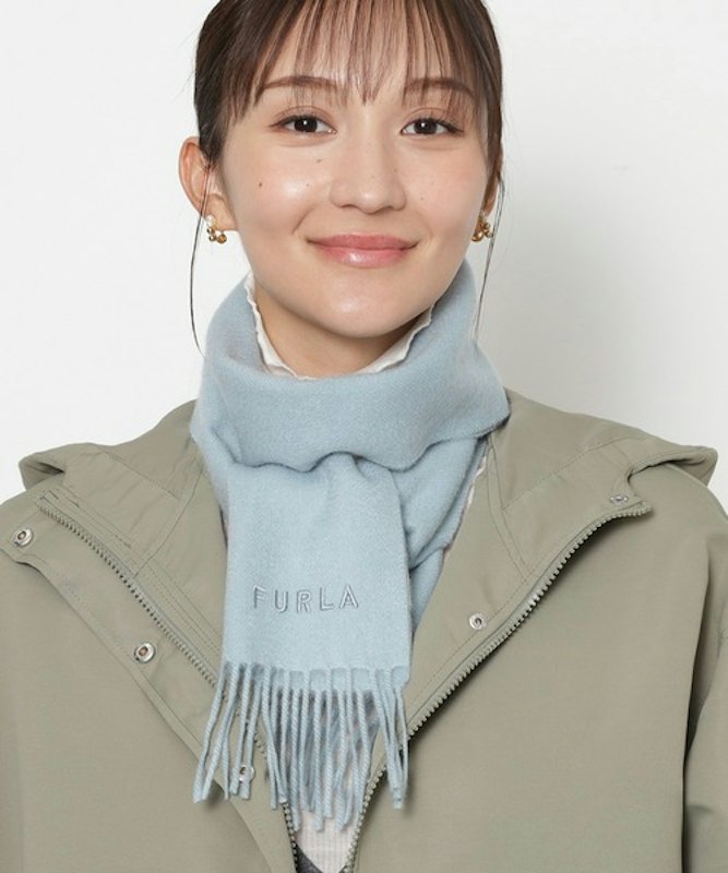 カシミヤ100% 洗える プチマフラー 1