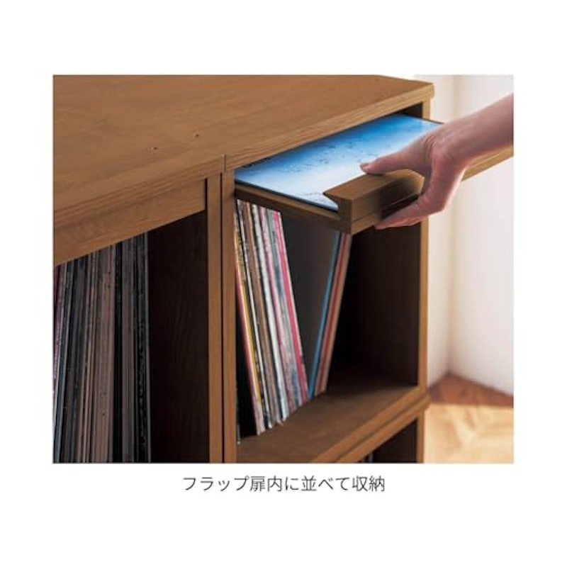 組み合わせて使えるレコード収納ラック 3
