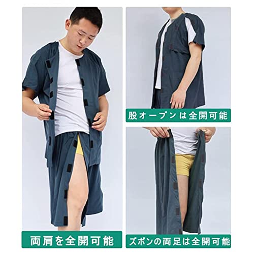 trust map 介護用パジャマ Mサイズ 花柄 3枚