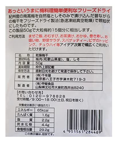 フリーズドライ梅干  2