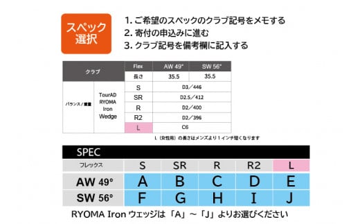 TourAD RYOMA Iron Wedge 2