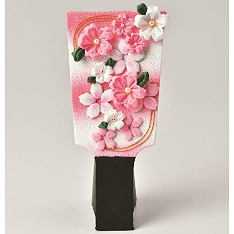 ちりめん細工キット つまみ細工で作る 桜の羽子板 1