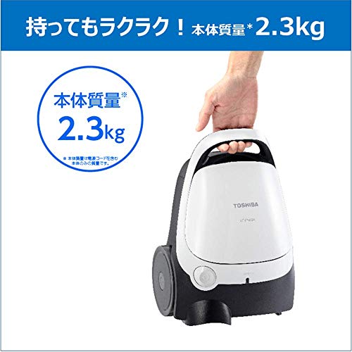 TOSHIBA 東芝 VC-PH65A-W 2022年製 紙パック式掃除機 TOSHIBA 東芝 紙パック式 掃除機 VC-PH65A-W ホワイト : カメラ