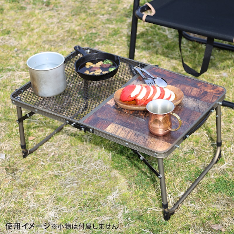 ヴィンテージライン ハーフスチール 焚き火テーブル 2