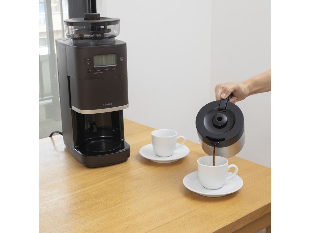 シロカ siroca コーン式全自動コーヒーメーカー「カフェばこPRO シロカ siroca コーン式全自動コーヒーメーカー「カフェばこPRO