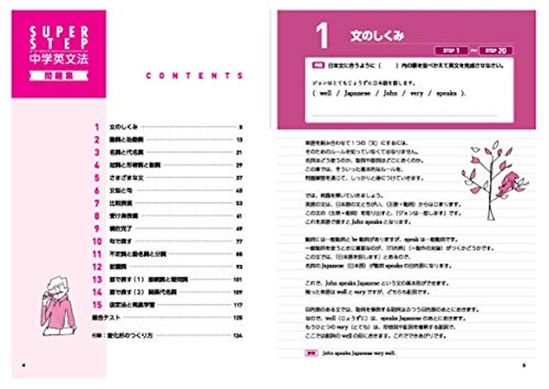 スーパーステップ 中学英文法問題集 3