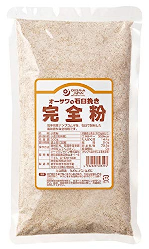 オーサワの石臼挽き完全粉 1