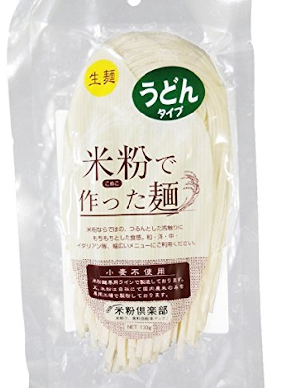 米粉で作ったうどん 1