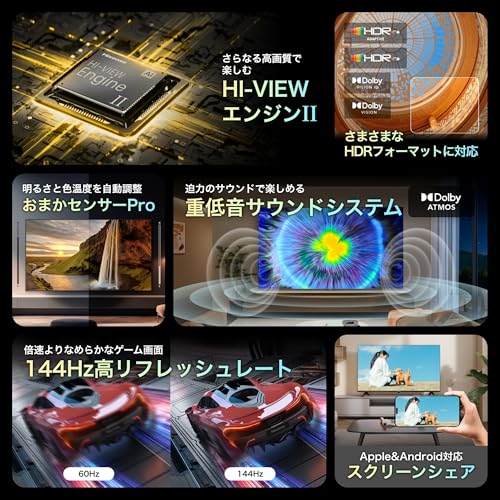量子ドット 4K液晶テレビ 5