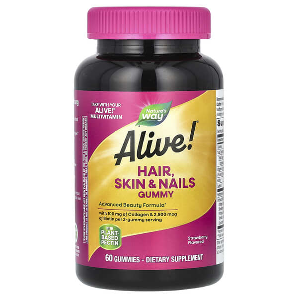 Alive! Hair, Skin ＆ Nails Gummies 1