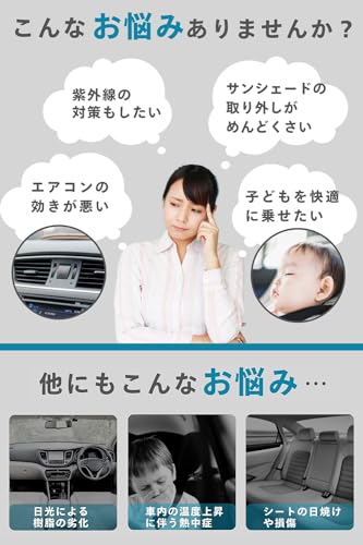 車用サンシェード サイド用 2